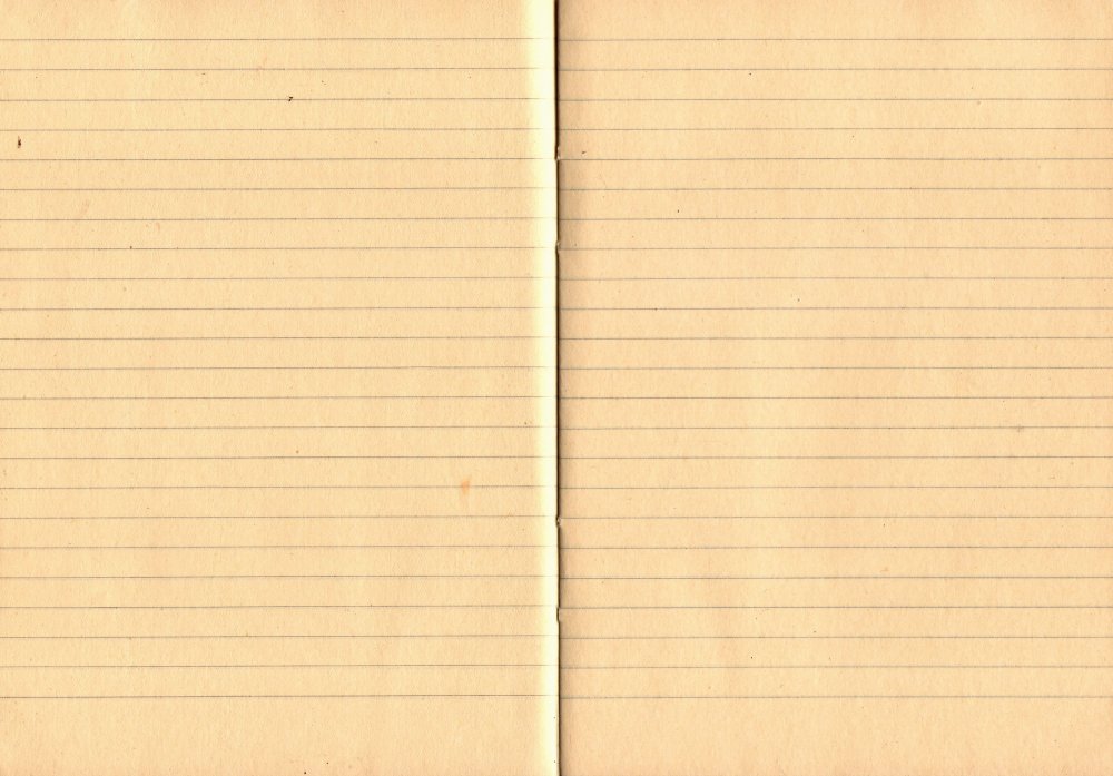 Тетрадный лист в линейку