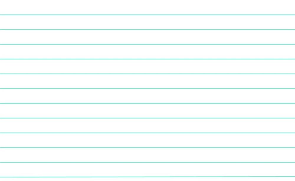 Лист в линейку без фона