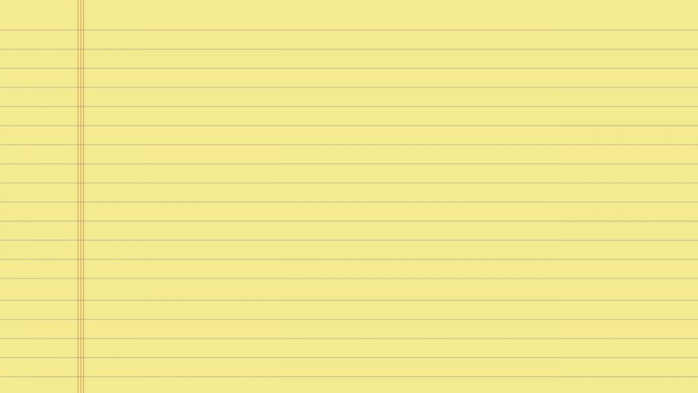 Открытая пустая тетрадка