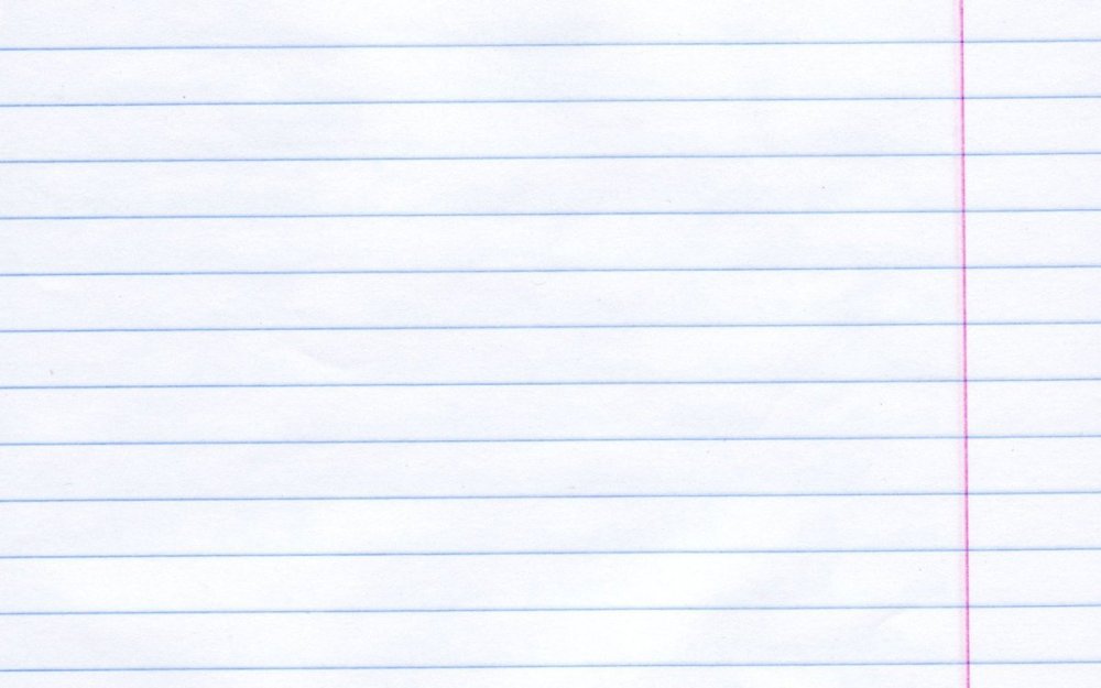 Лист бумаги в линеечку