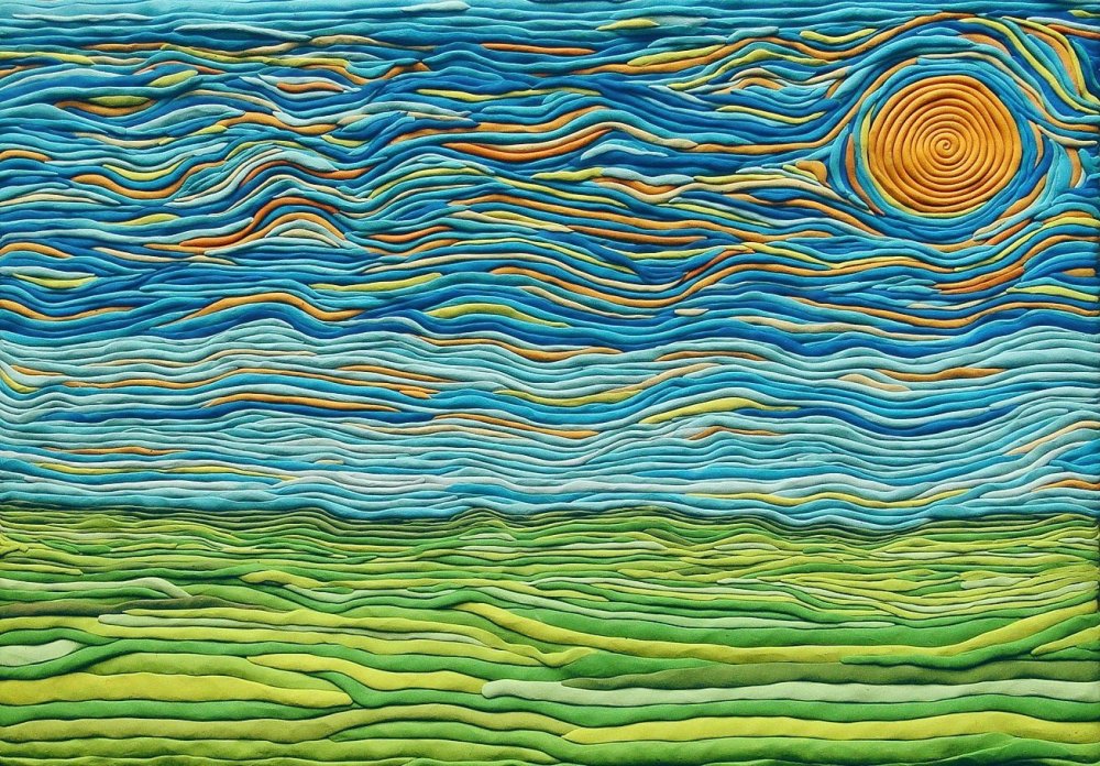 Пластилинография Ван Гог