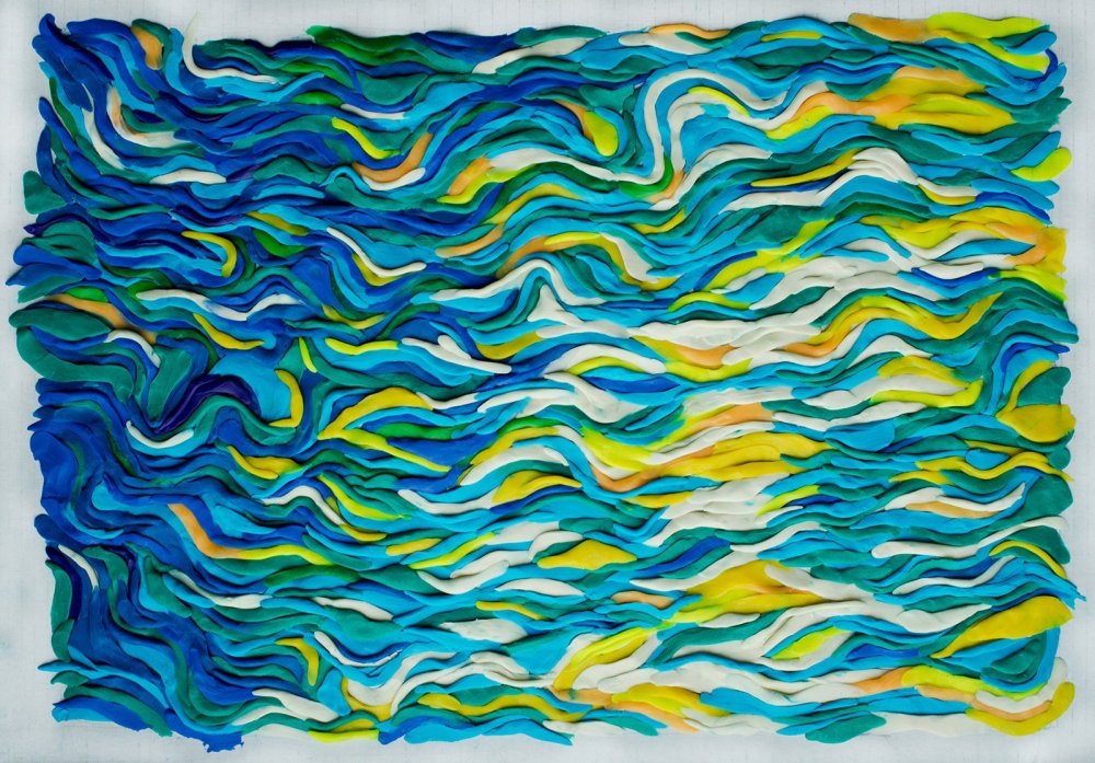 Фактуры из пластилина