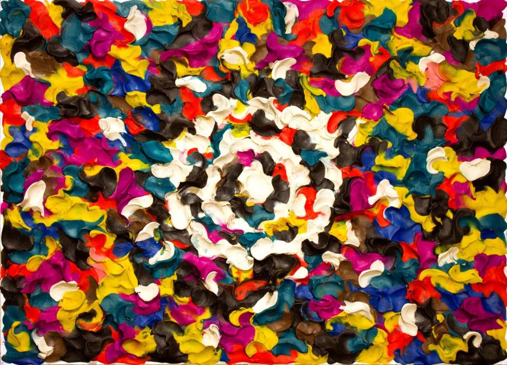 Абстракция из пластилина