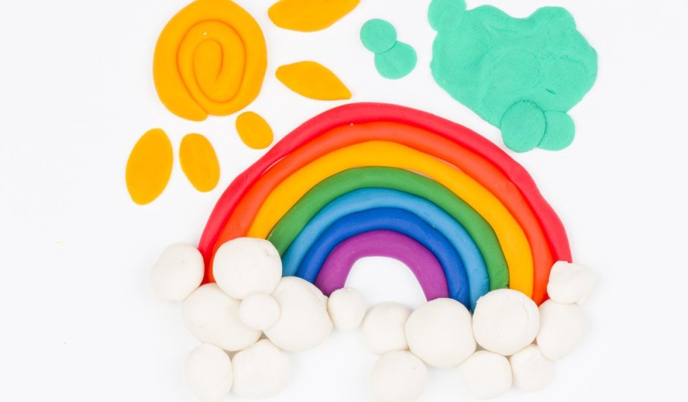 Фон для лепки для малышей