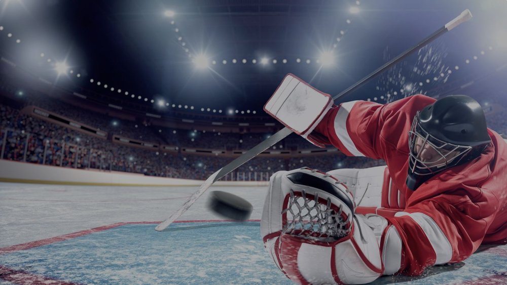 Фон хоккейный вратарь