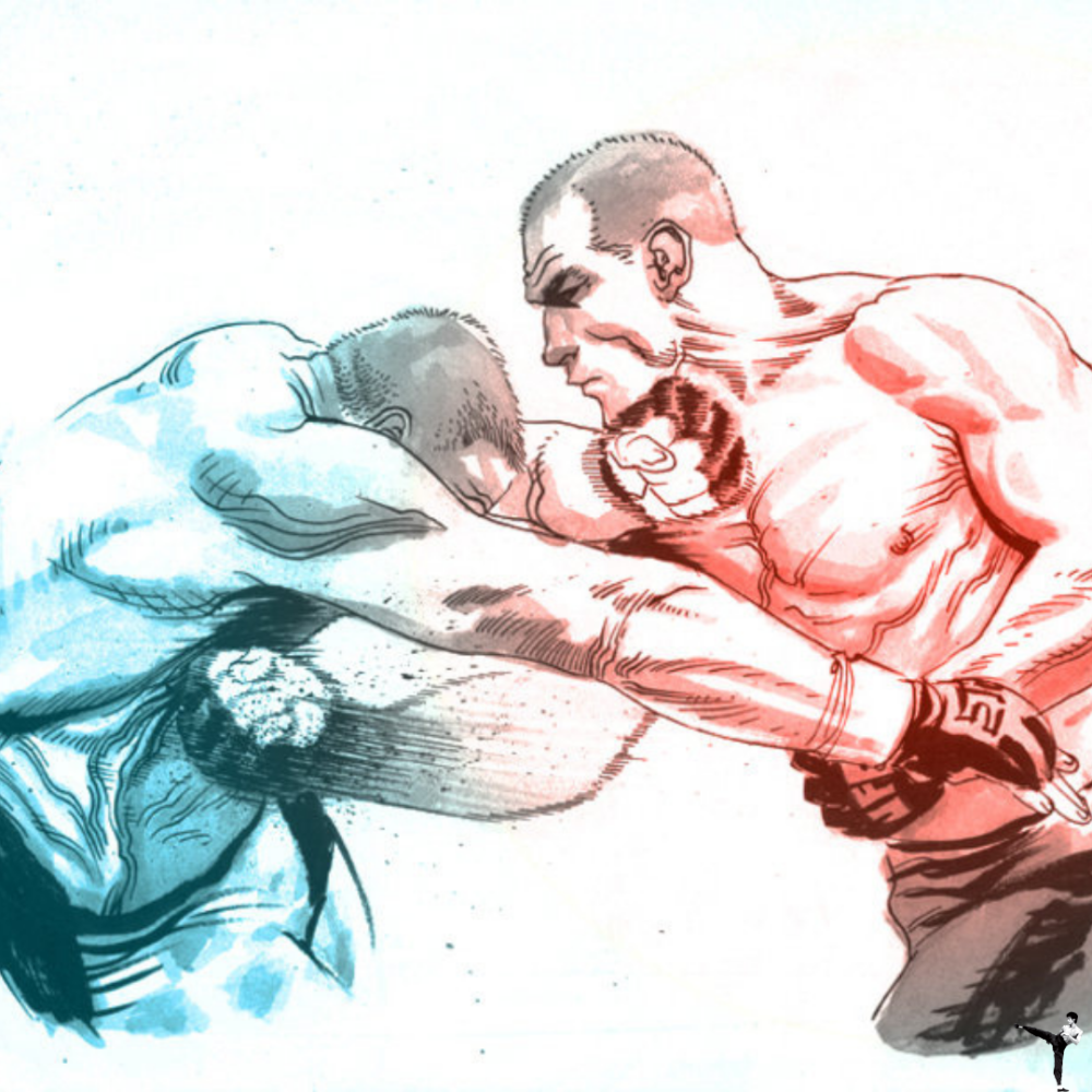 Драка рисунок