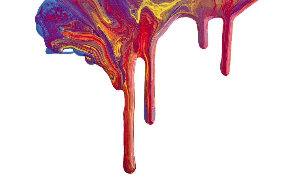 Стекающая краска