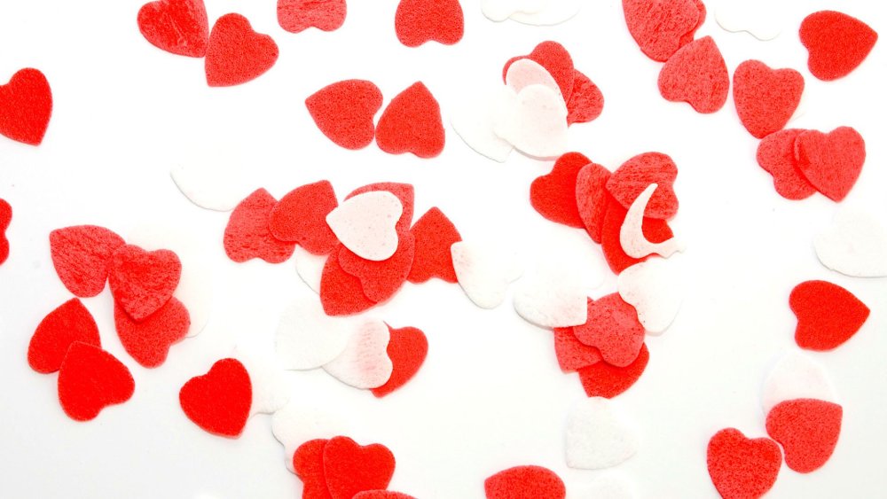 Розовые сердечки Эстетика