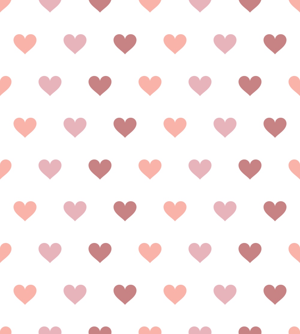 Розовое сердечко на белом фоне