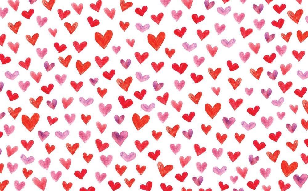 Фон с сердечками для фотошопа