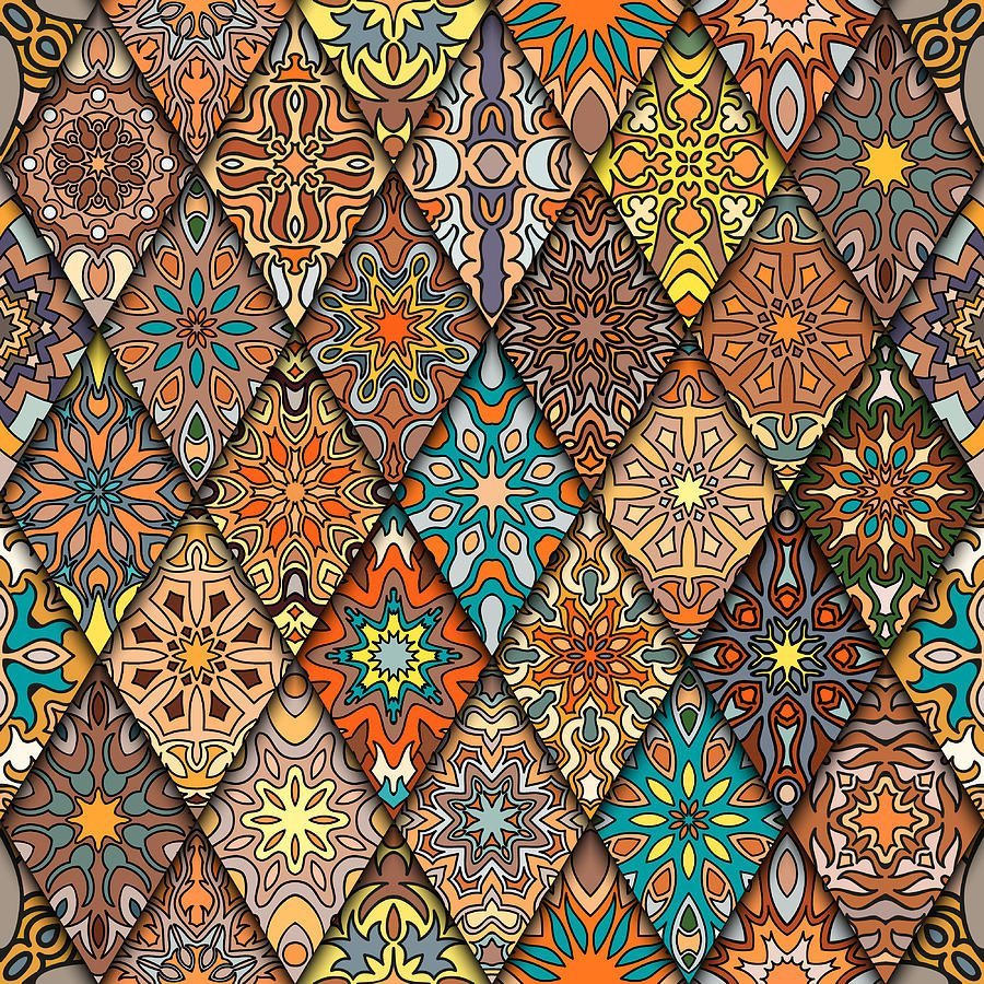 Восточный орнамент Гирих