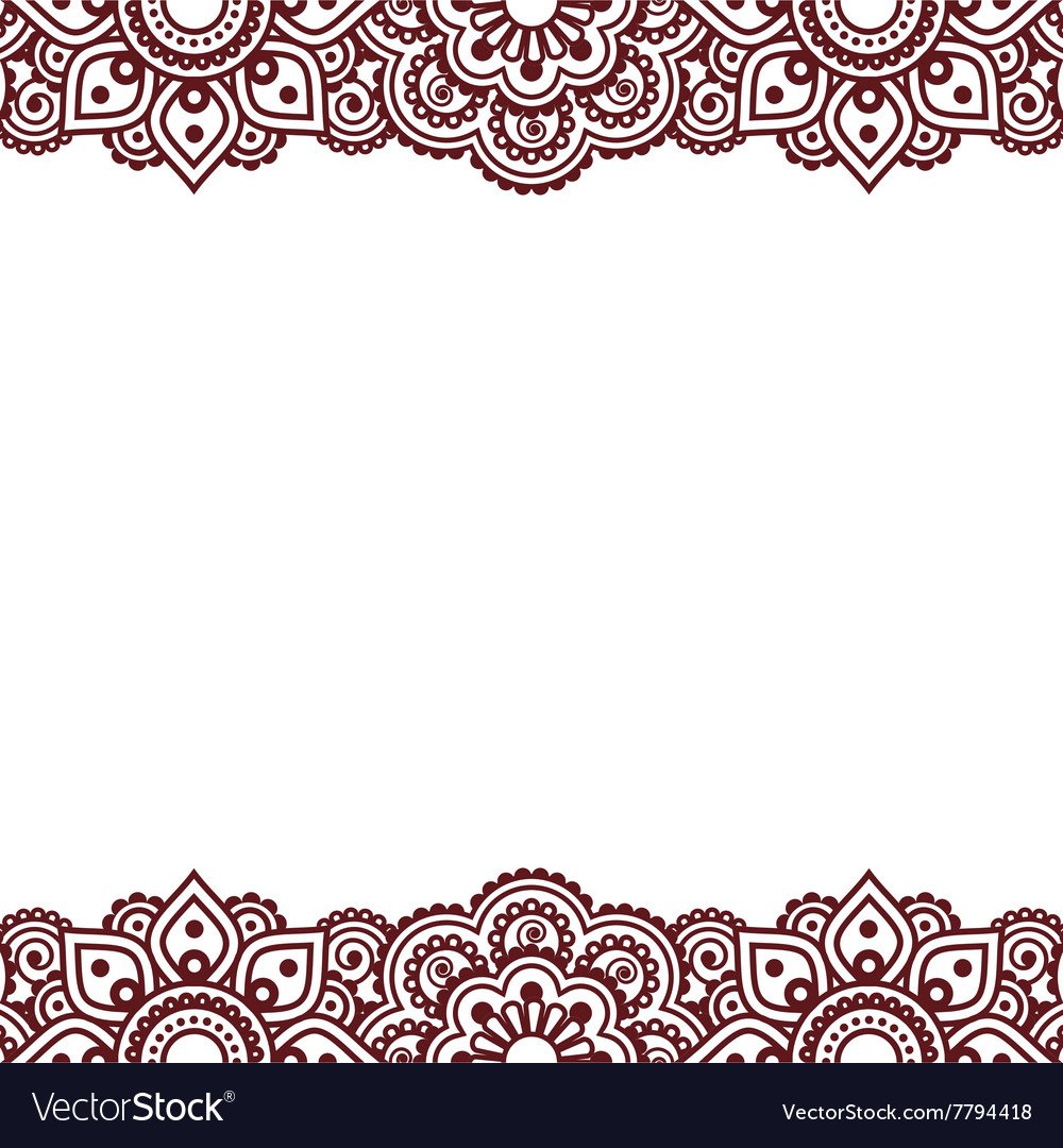 Рамка в индийском стиле