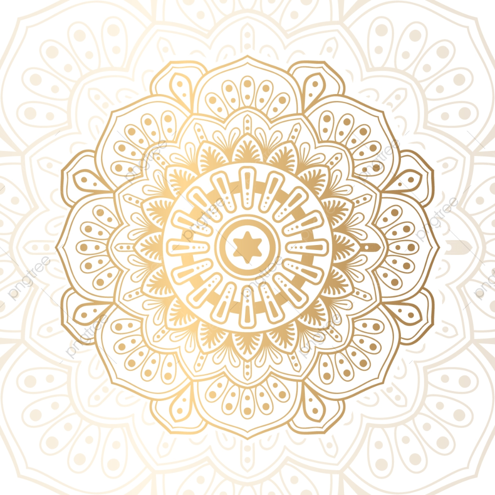 Мандала бежевая