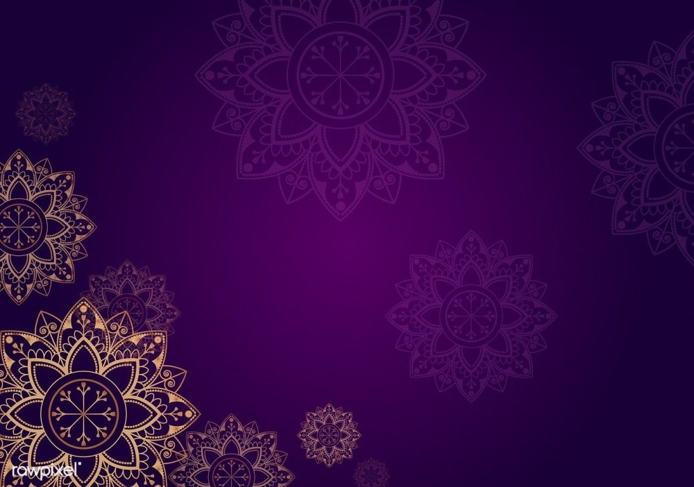 Фиолетовый фон с узорами