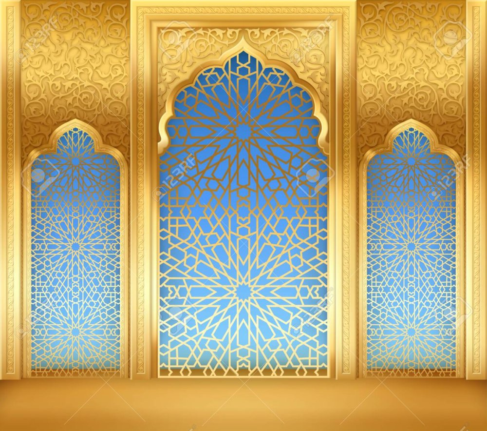 Арабские узоры арка