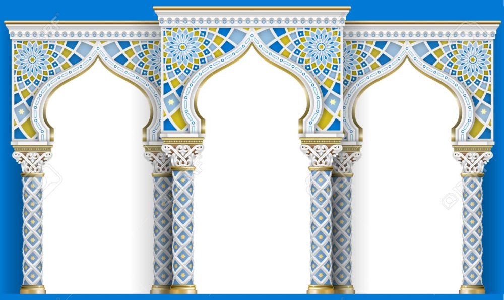 Арка в Восточном стиле вектор