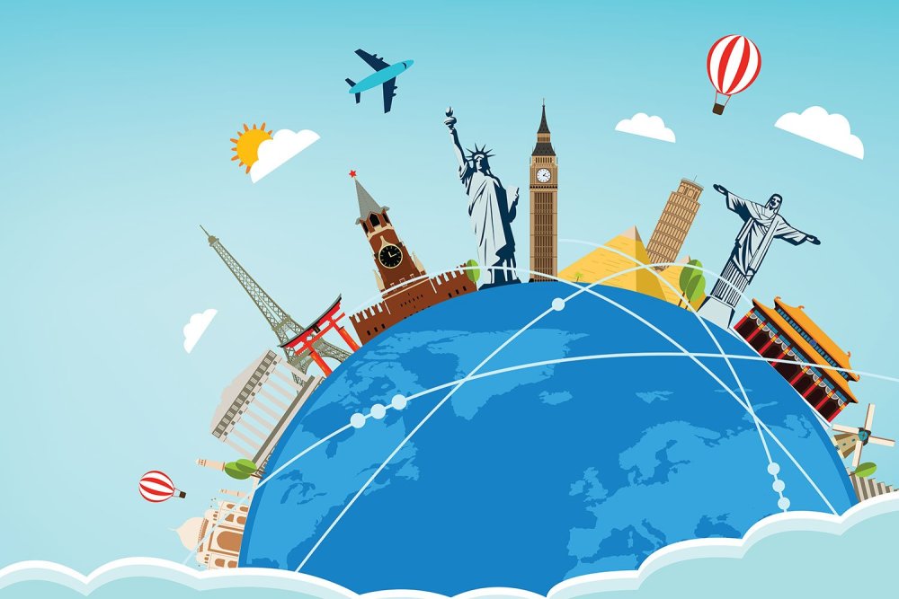 Туризм иллюстрация