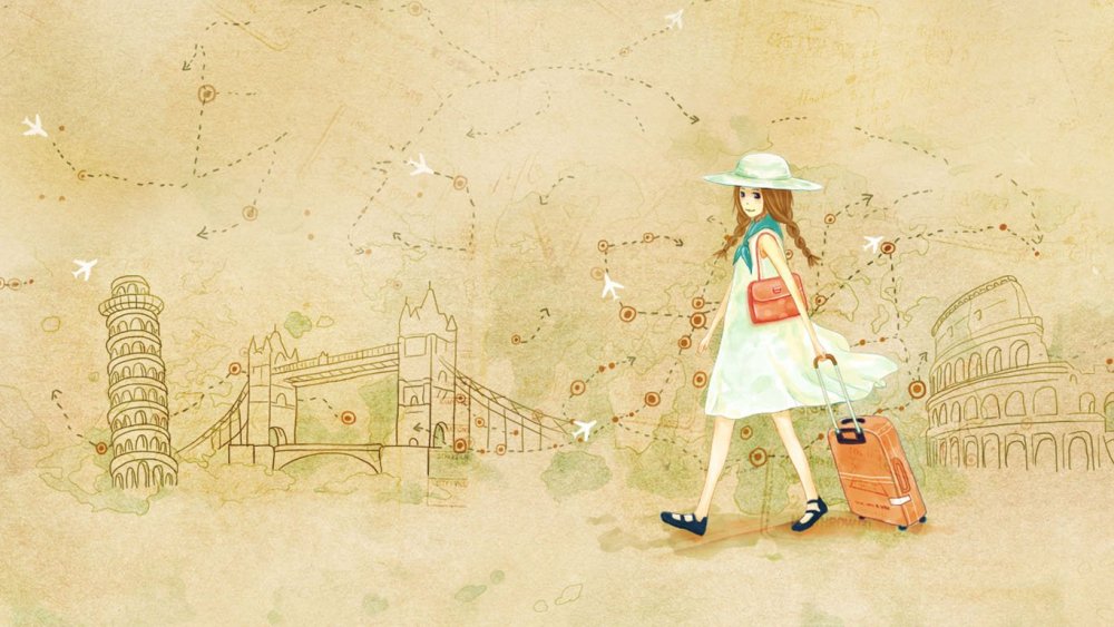 Фон путешествия