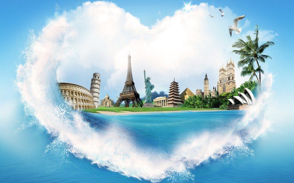 Фотообои путешествие