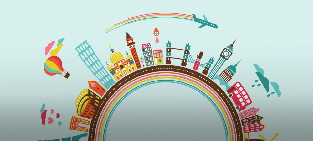 Фон для презентации туризм