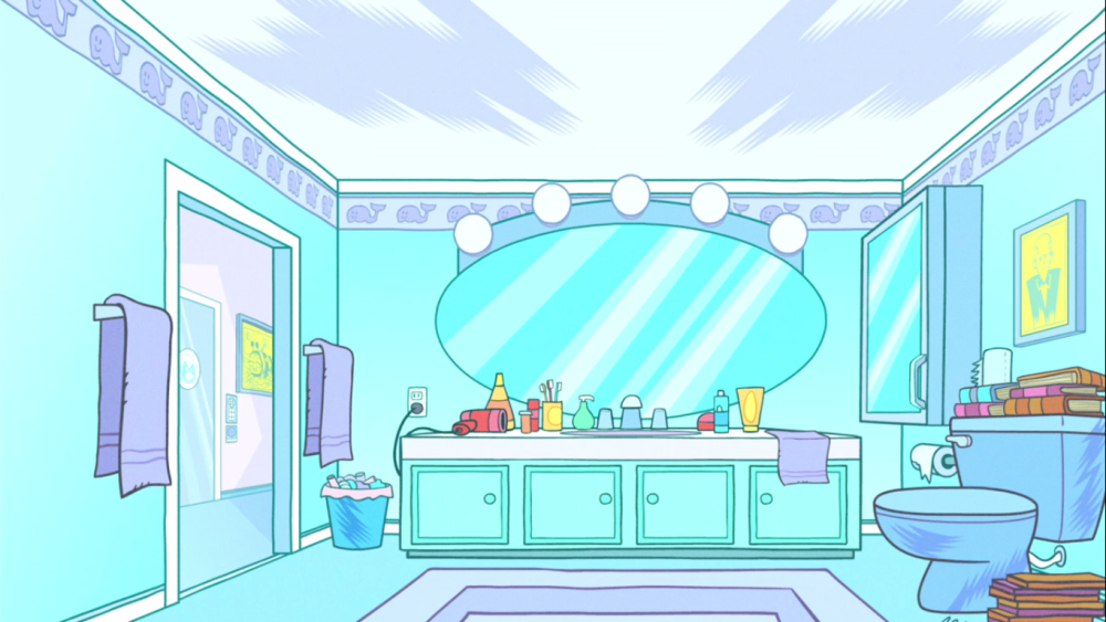 Ванная комната из мультика