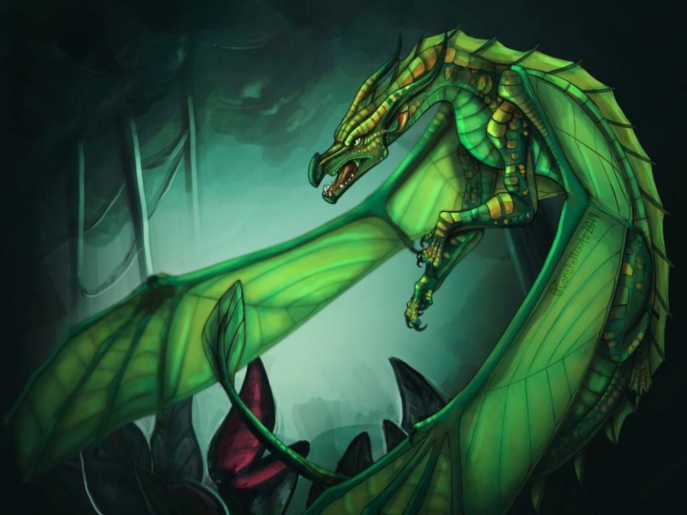 Драконья сага росянка арт