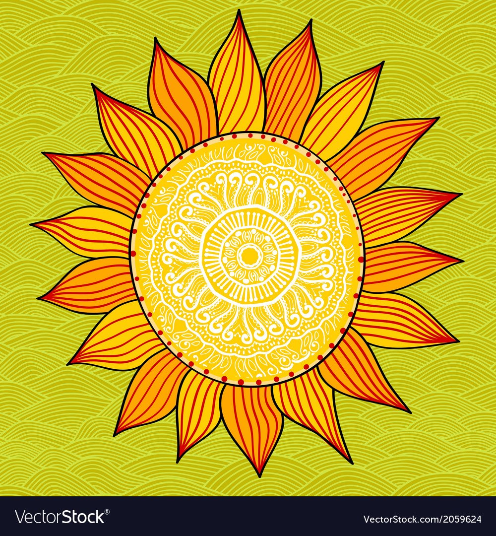 Русский орнамент солнце