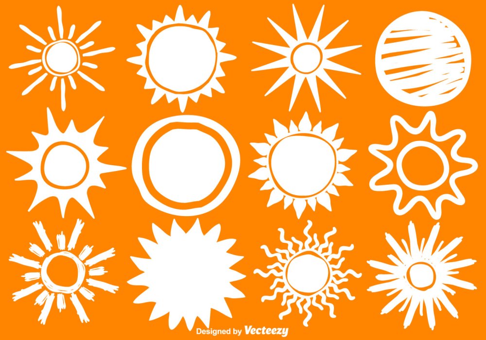 Солнце вектор