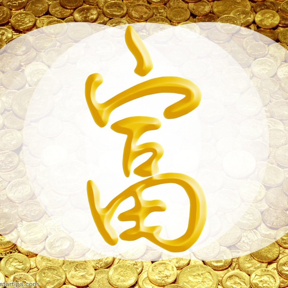 Иероглиф богатство