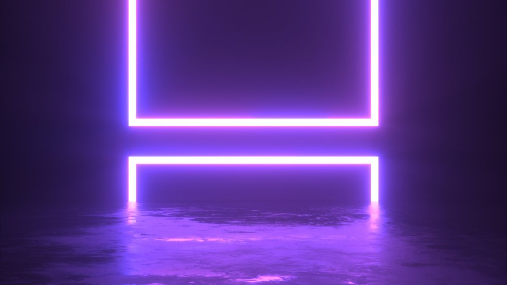 Сине фиолетовый неон