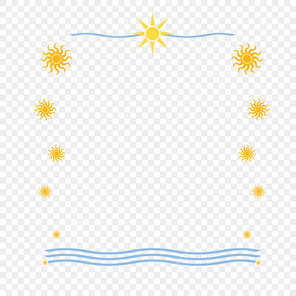 Рамка солнце