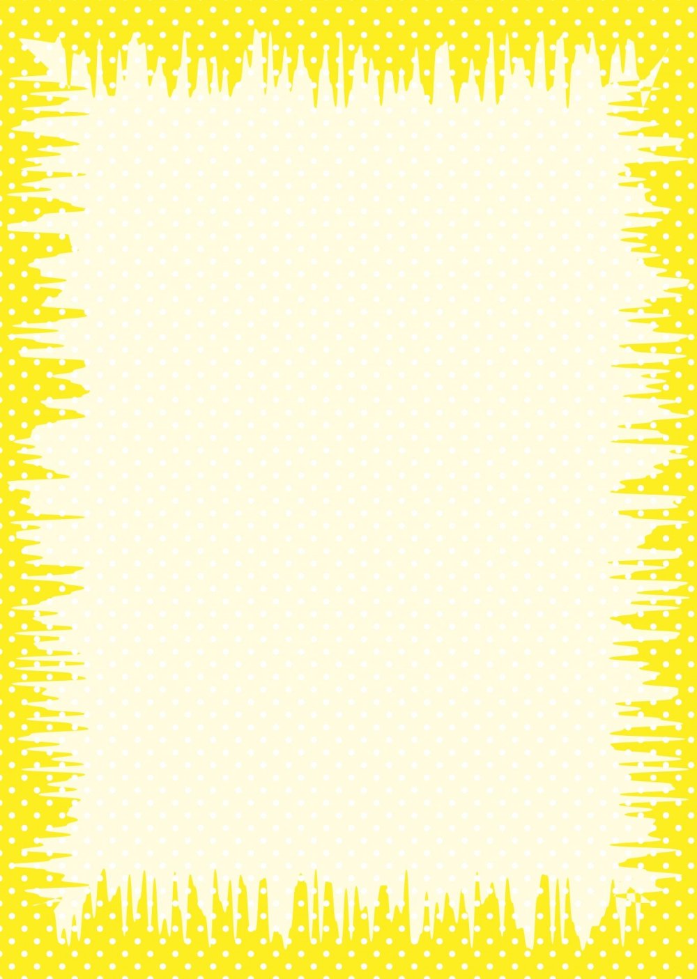 Желтая рамка на прозрачном фоне