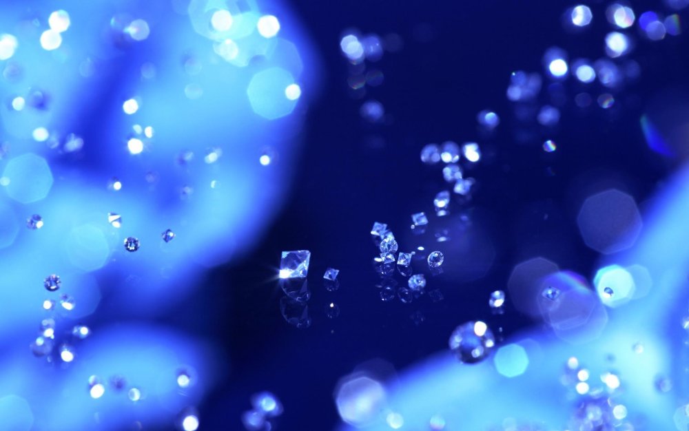 Синий фон с блестками