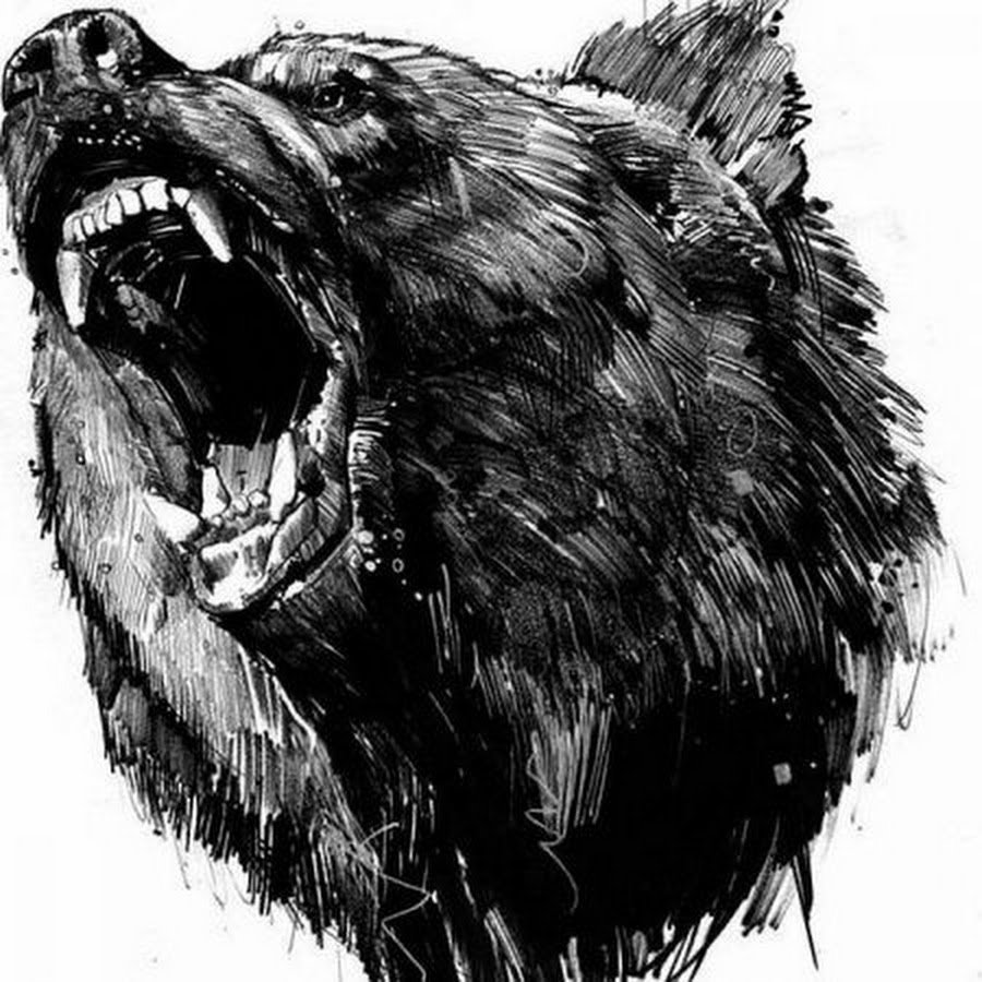 Медведь Татуировка эскиз