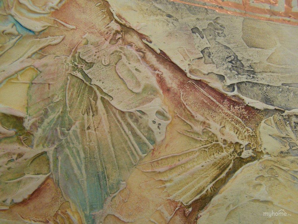 Декоративная штукатурка голубая