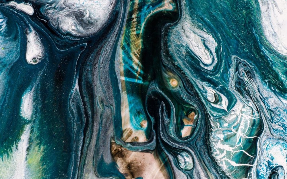 Мрамор зеленый малахит