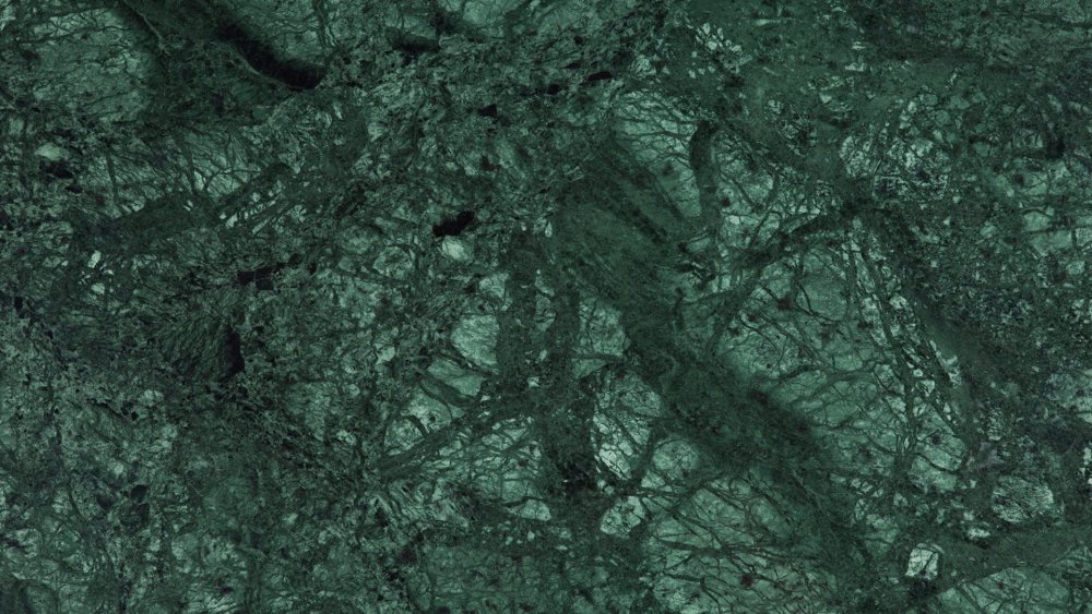 Мрамор зеленый малахит