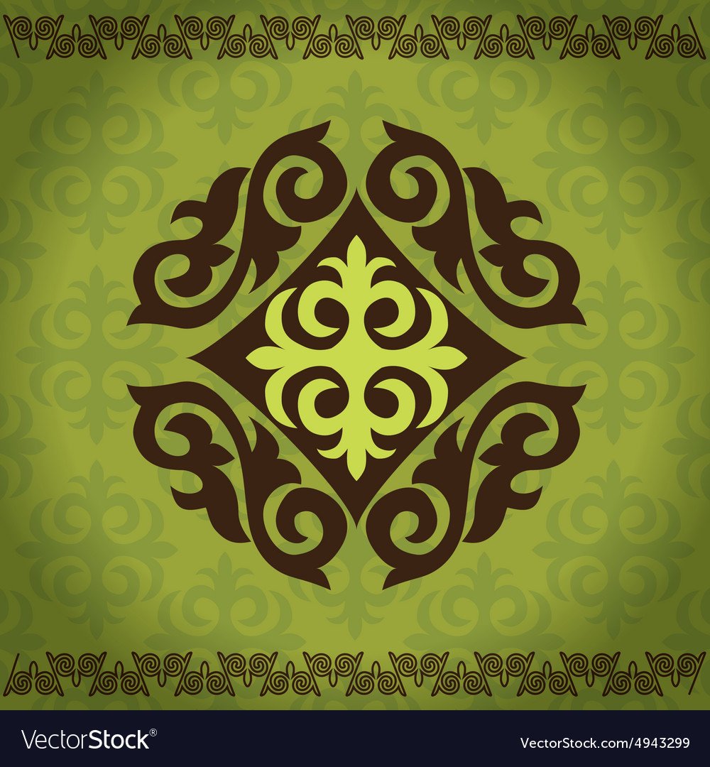 Орнамент казахский национальный