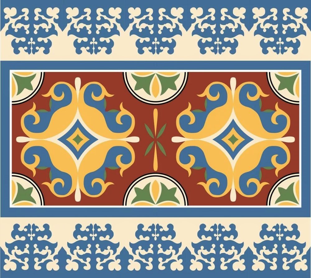 Орнамент Дагестана вектор