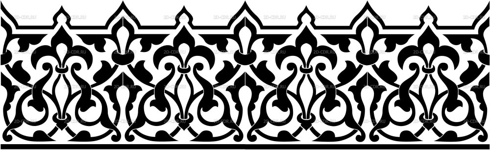 Ингушский орнамент вектор