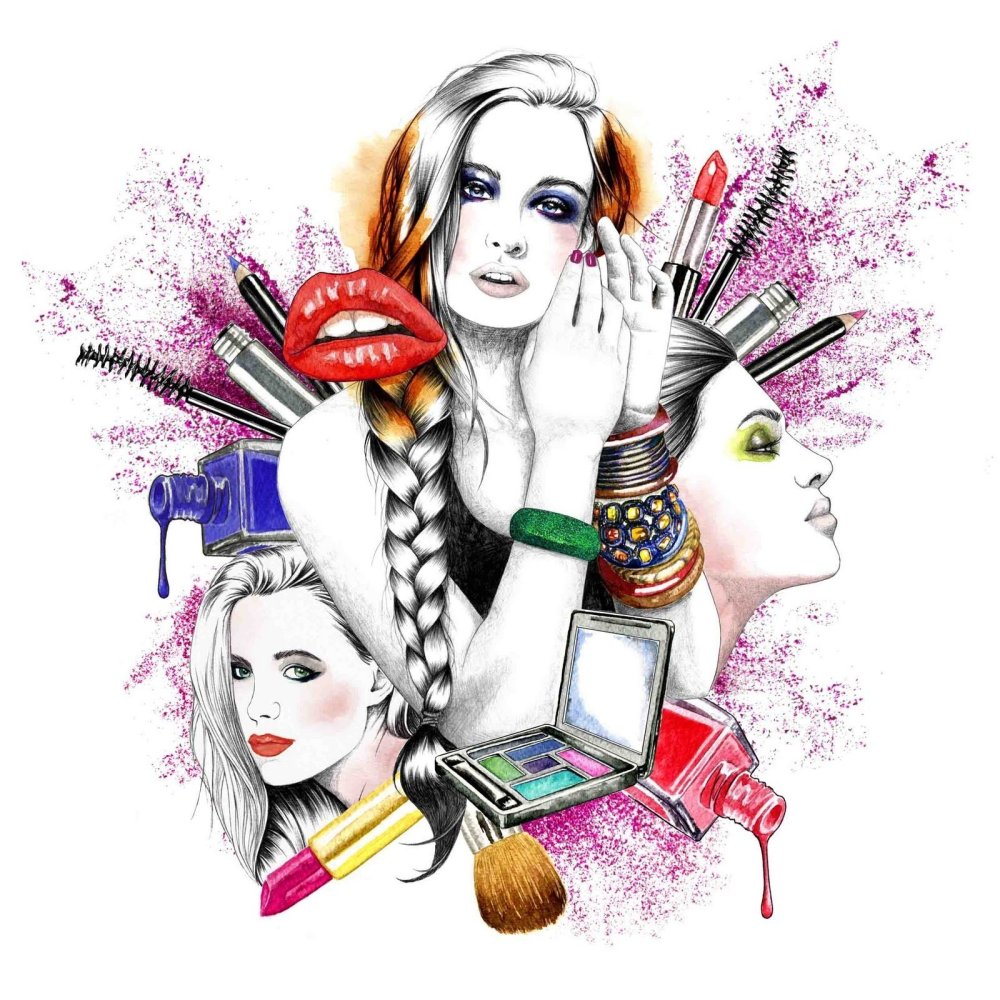 Фон для рекламы косметики