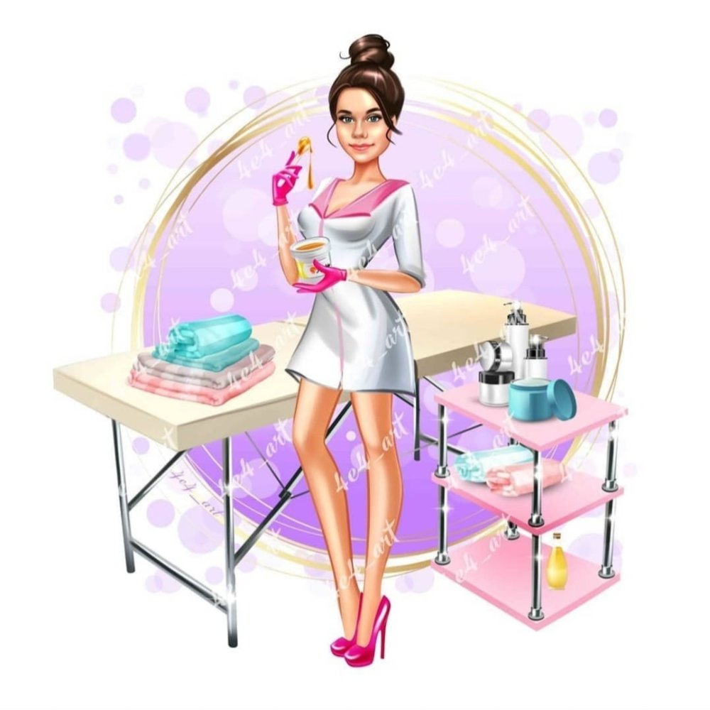 Мастер маникюра мультяшный