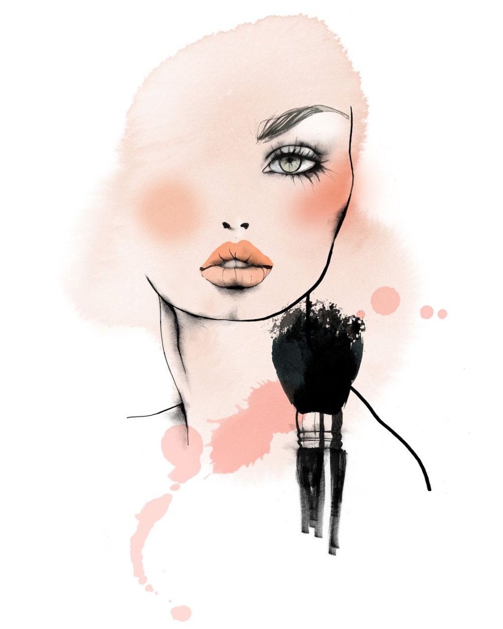 Иллюстрации связанные с маникюром