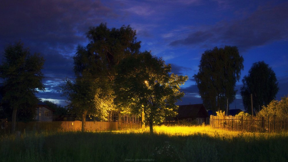 Ночь в деревне