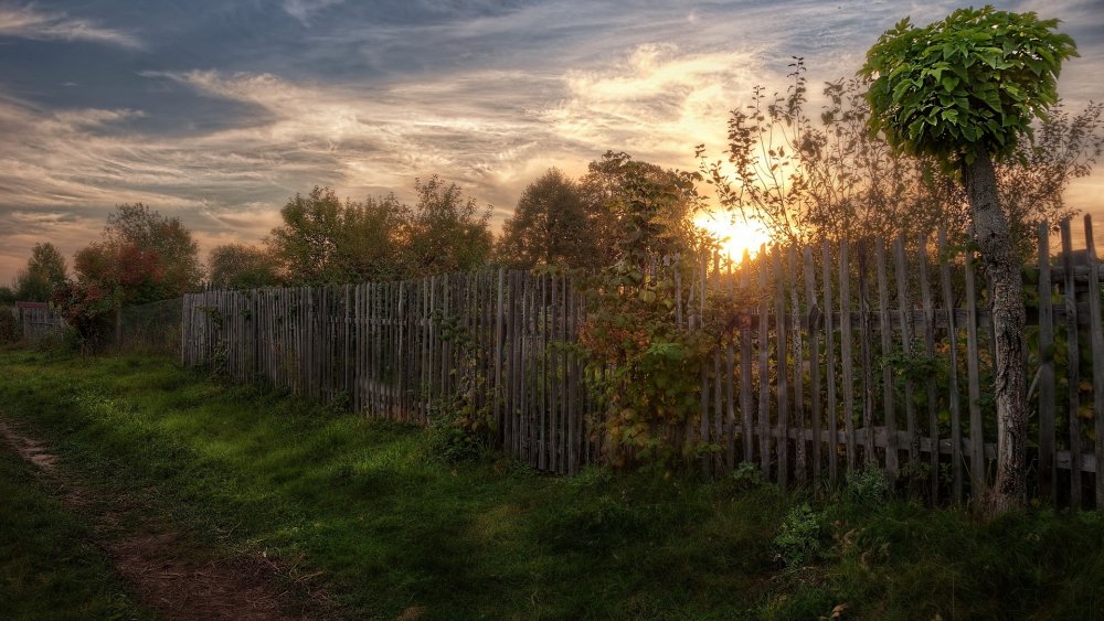 Вечер в деревне