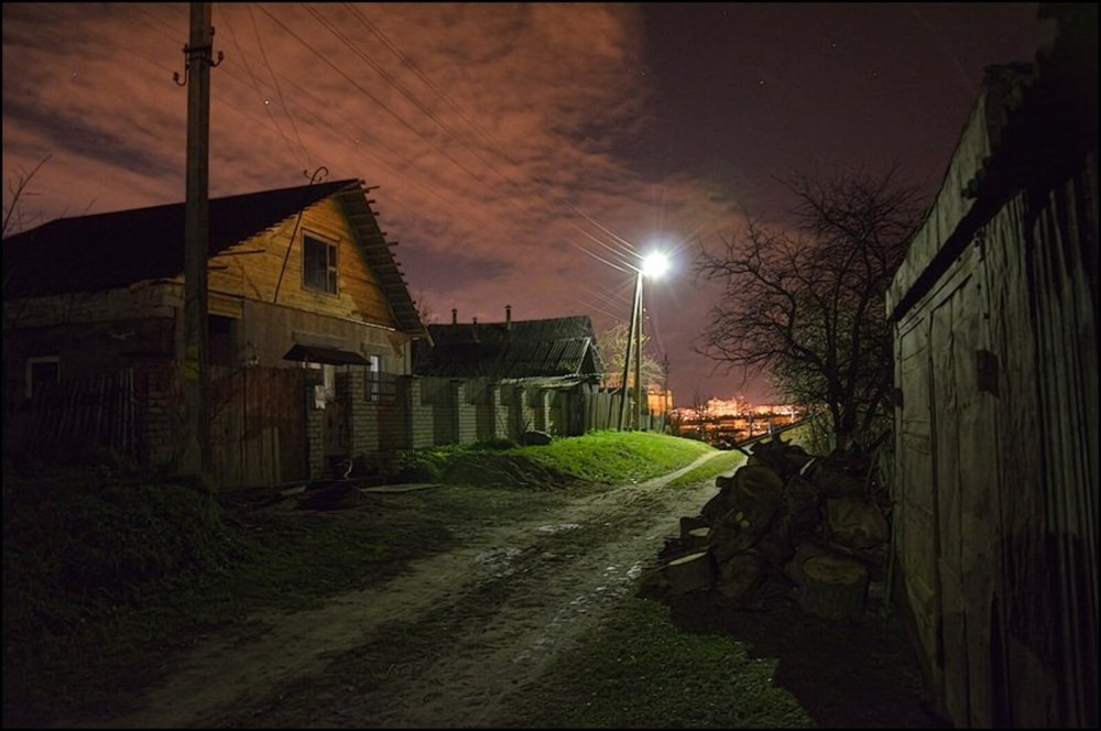 Вечер в селе