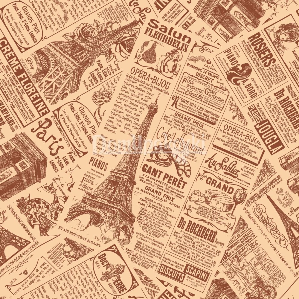 Газета черно белая