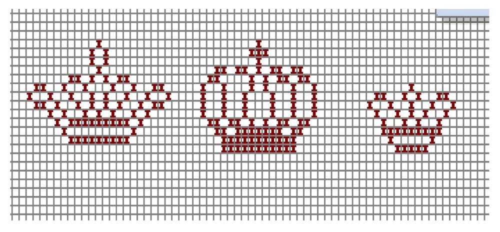 Корона вышивка крестом