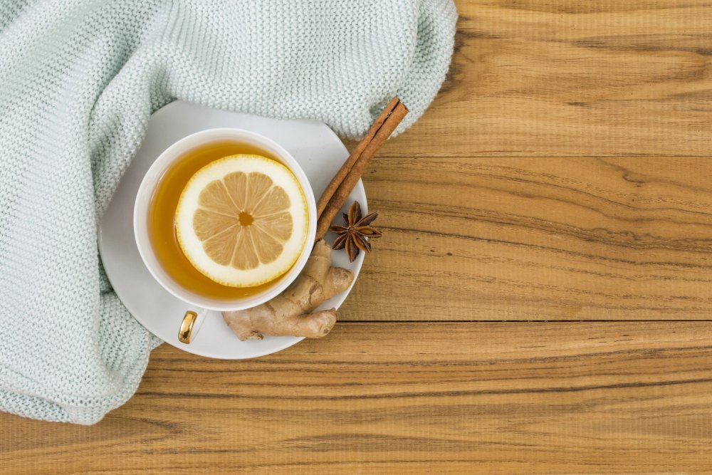 Чай с лимоном Эстетика