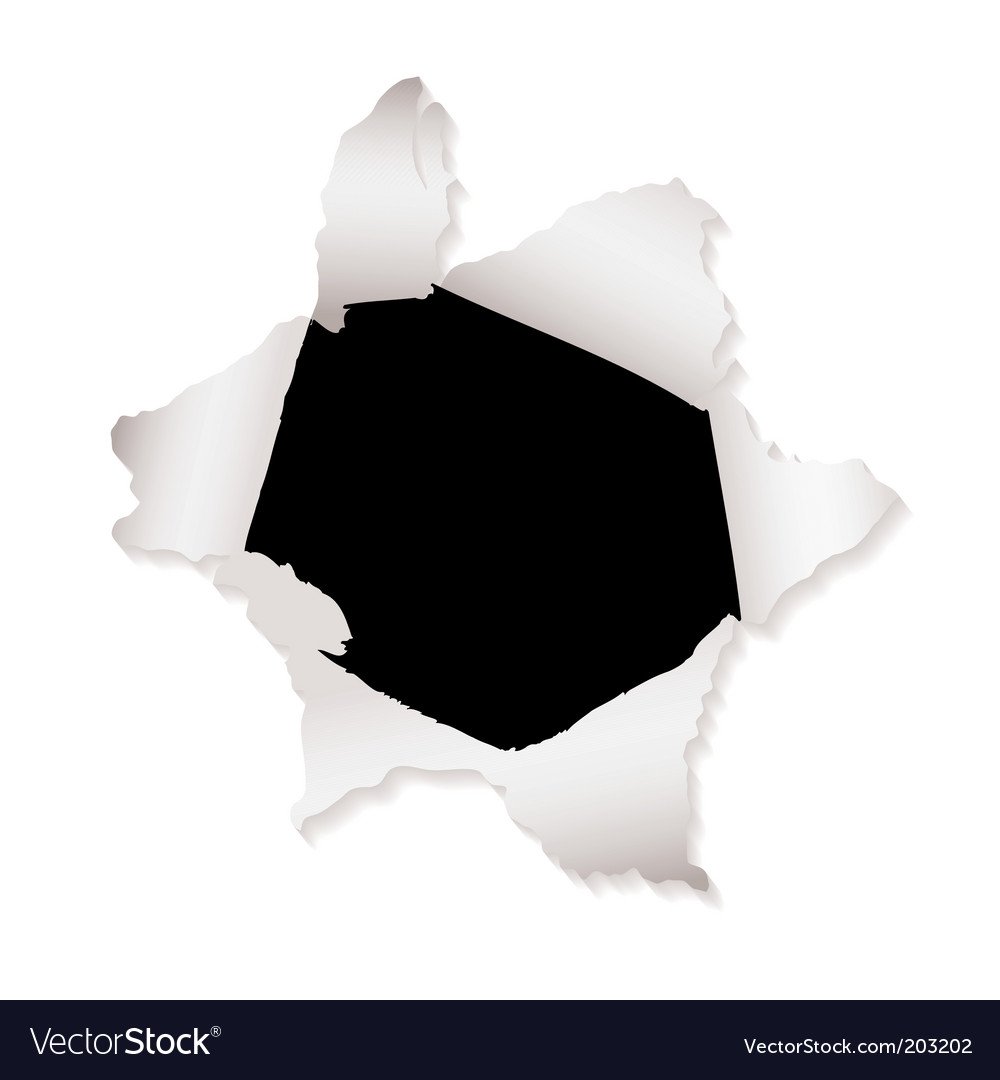 Пробитая бумага